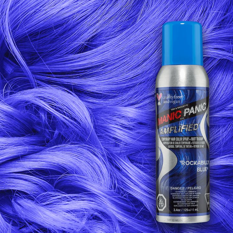 Rockabilly Blue Amplified™ Temporary Spray-on Color