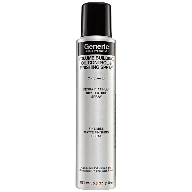 Generic Value Products Volume Building, Oil Control & Finishing Spray Compare to Kenra Platinum Dry Texture Spray 6 | 5.3 oz.