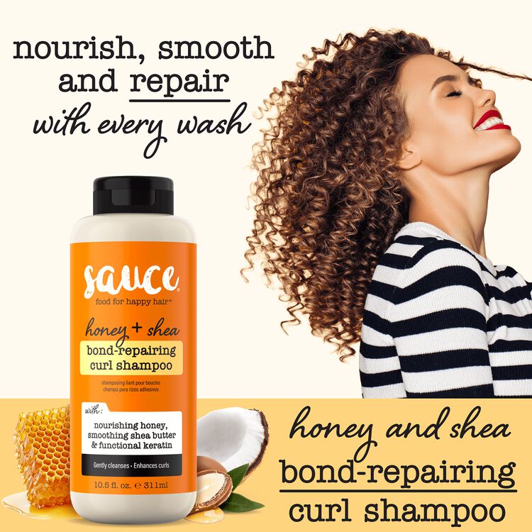Honey + Shea Bond-Repairing Curl Shampoo