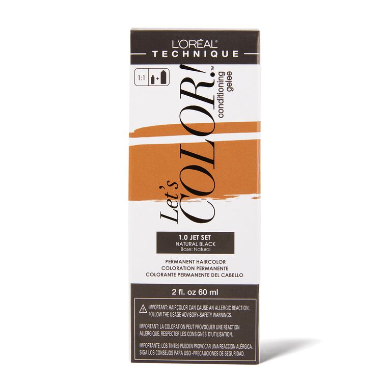 Let's COLOR! Conditioning Gelee Permanent Haircolor 1.0 Jet Set