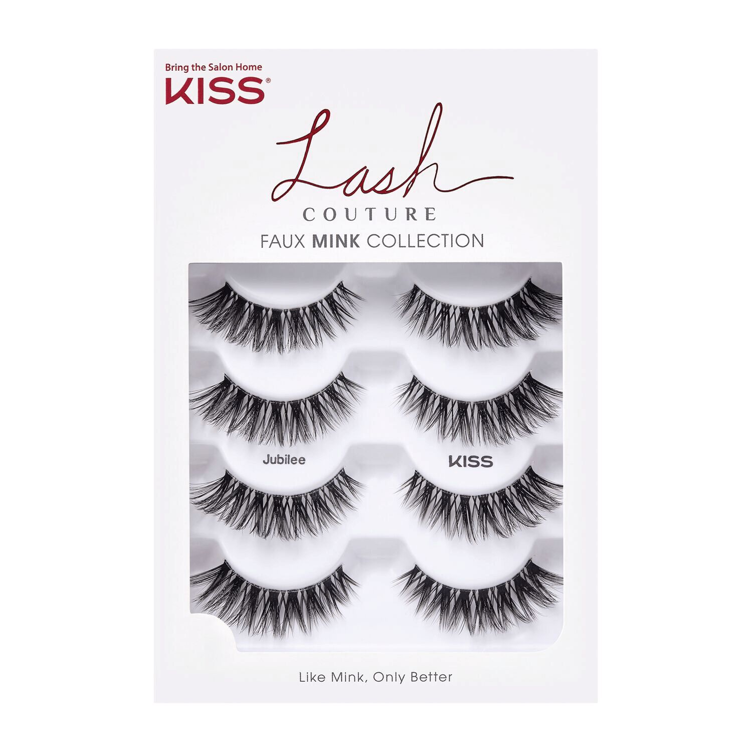 KISS Lash Couture Faux Mink Fake Eyelashes Jubilee Multipack | Sally Beauty