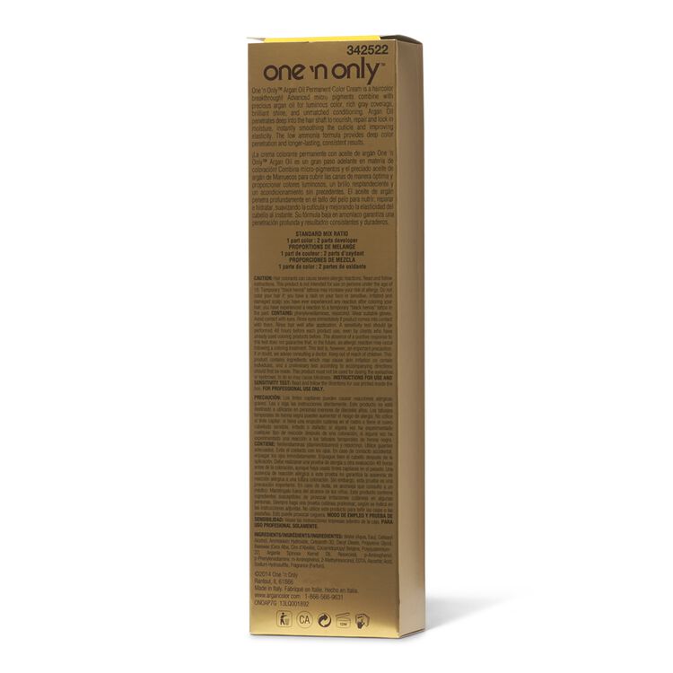 One N Only 7g Medium Golden Blonde Permanent Hair Color Cream By