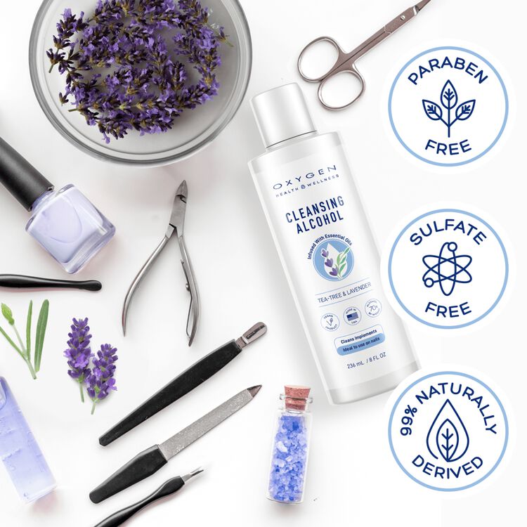 Cleansing Alcohol Infused with Essential Oils