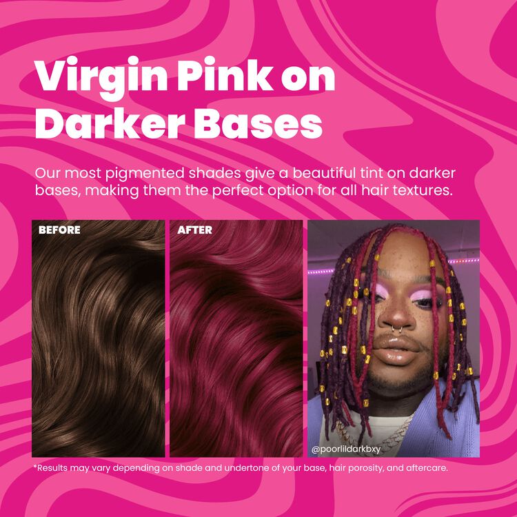 Virgin Pink Semi Permanent Hair Color 4 oz.