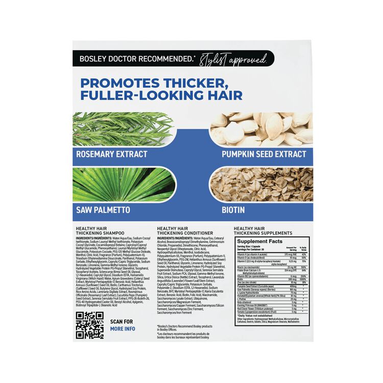 Men's Healthy Hair Thickening System