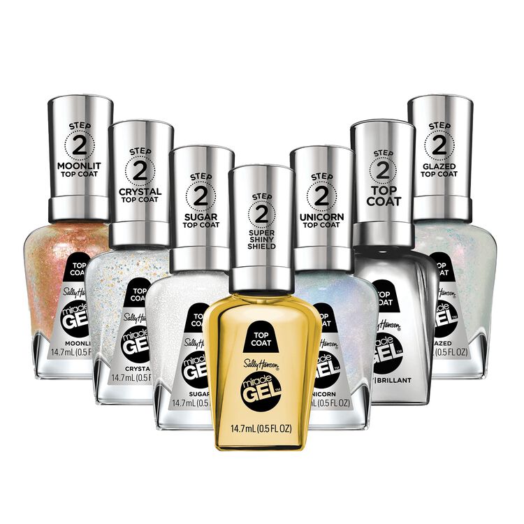 Miracle Gel Polish Top Coat Collection Step 2