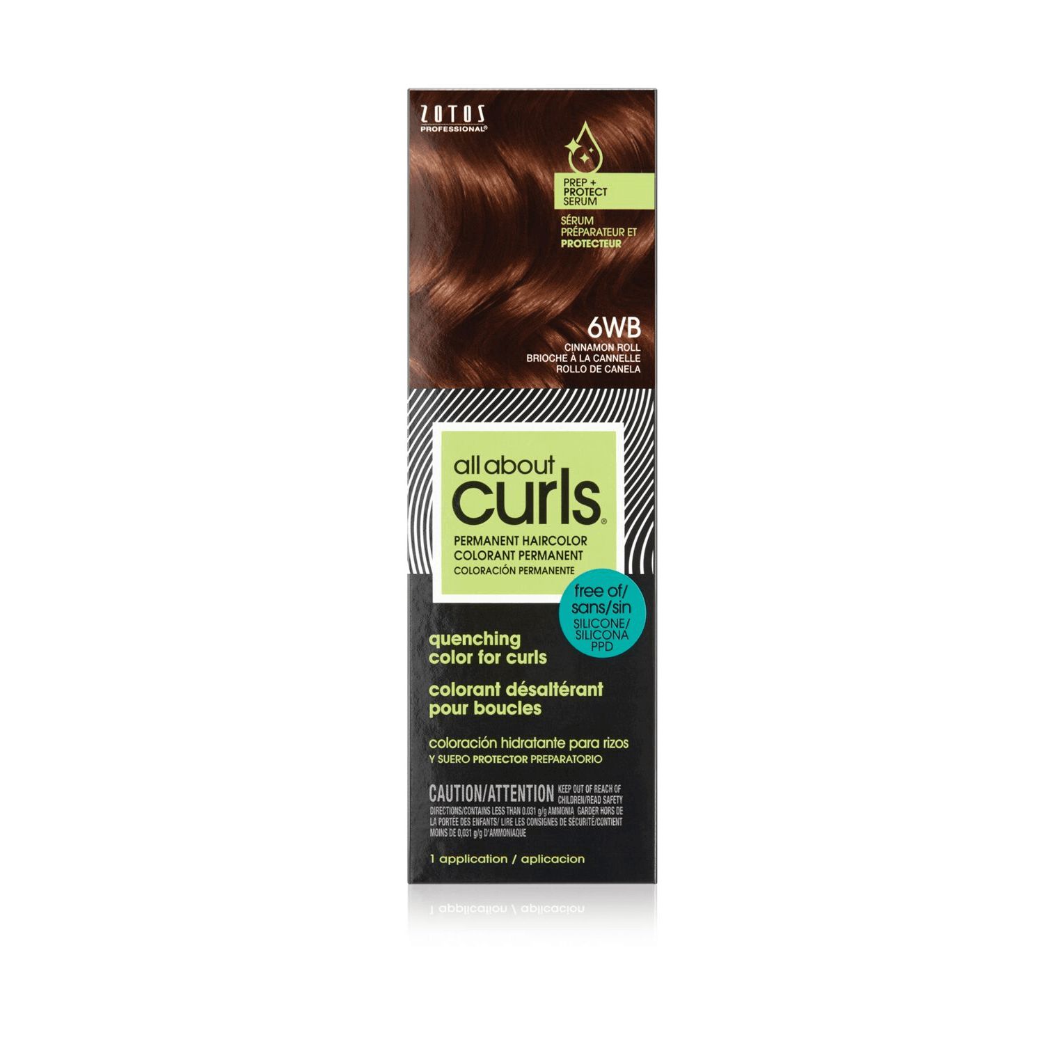 All About Curls Cinnamon Roll 6WB Permanent Hair Color Sally Beauty
