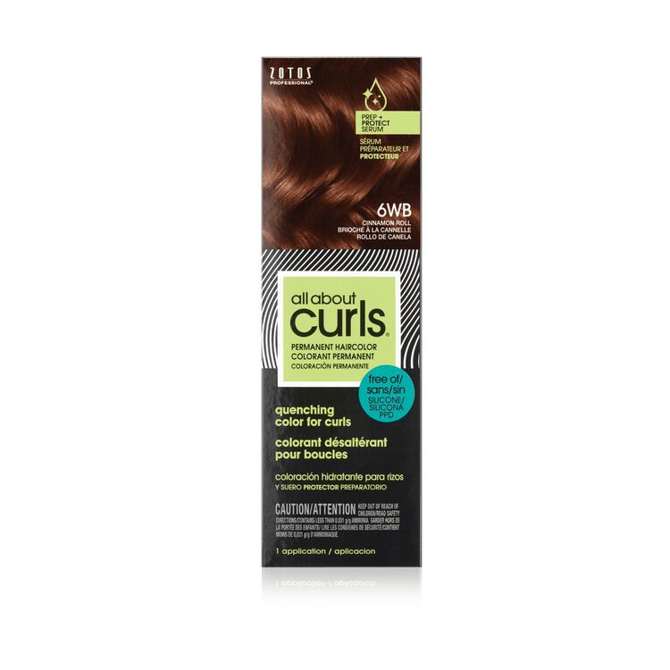 Image of Cinnamon bun curly hair