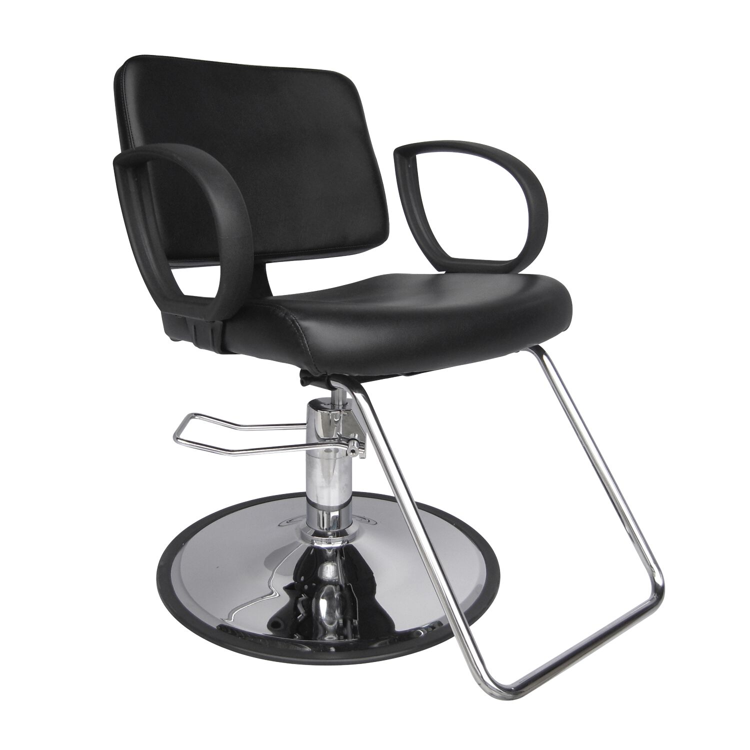 PureSana Hannah Styling Chair with Chrome Base Salon Chairs & Stools