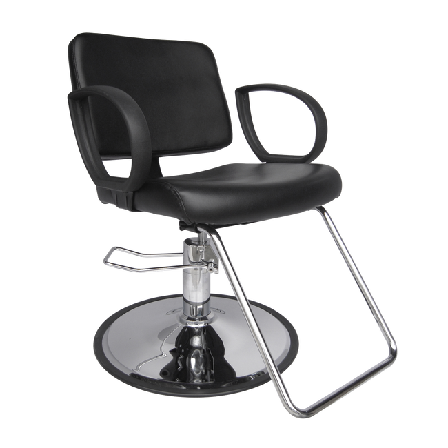 PureSana Hannah Styling Chair with Chrome Base Salon Chairs & Stools