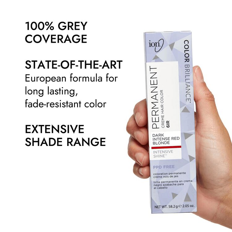Ion 6IR Dark Intense Red Blonde Permanent Creme Hair Color by Color