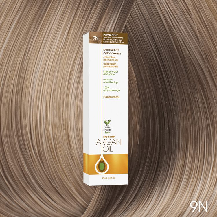 Argan Oil Permanent Color Cream 9N Very Light Natural Blonde