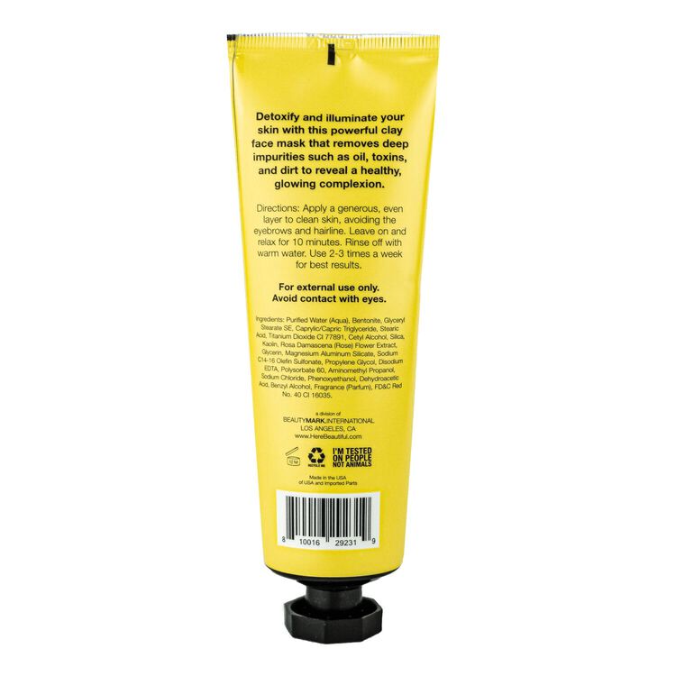 Clay Detox Face Mask with Kaolin and Rose