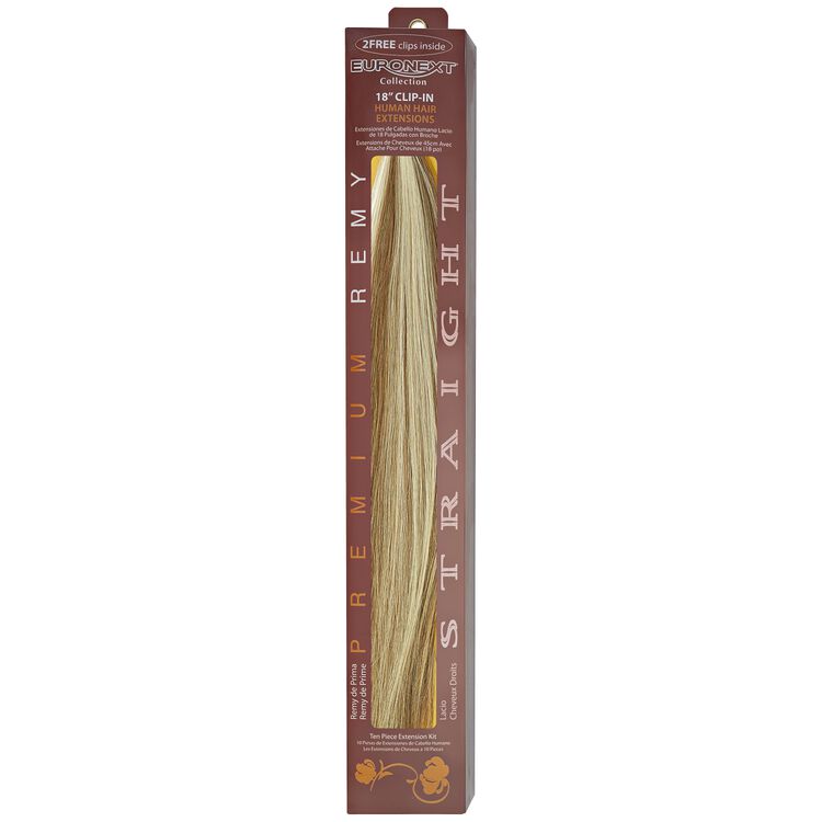 Euronext Clip In Human Hair Extensions 18 Inch Hair Extensions