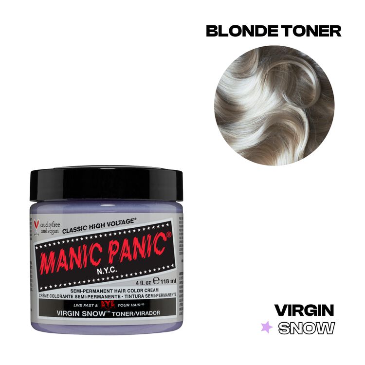Virgin Snow Semi Permanent Cream Hair Color