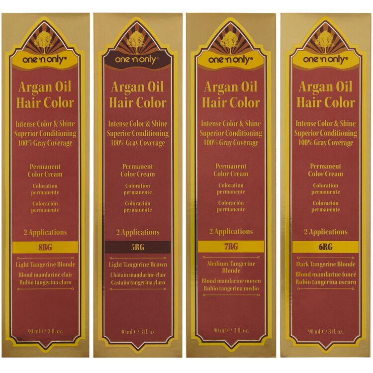 One N Only 5rg Light Tangerine Brown Permanent Hair Color Cream