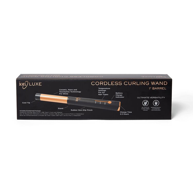 Luxe Cordless Curling Wand
