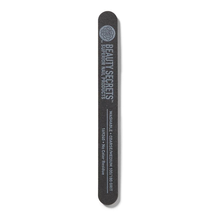 Black Cushion Nail File Medium Coarse 180/100