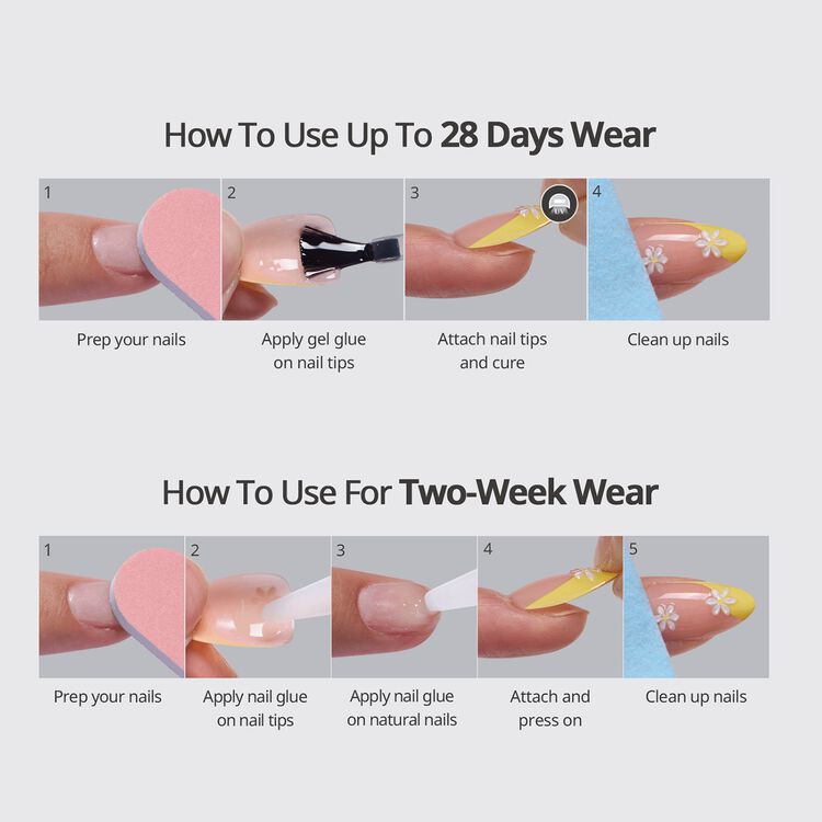 XCOATPRESS Press On Nails Short Almond - Wild Cheetah