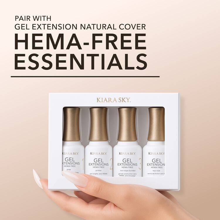 S Round Natural Cover Gel Extensions