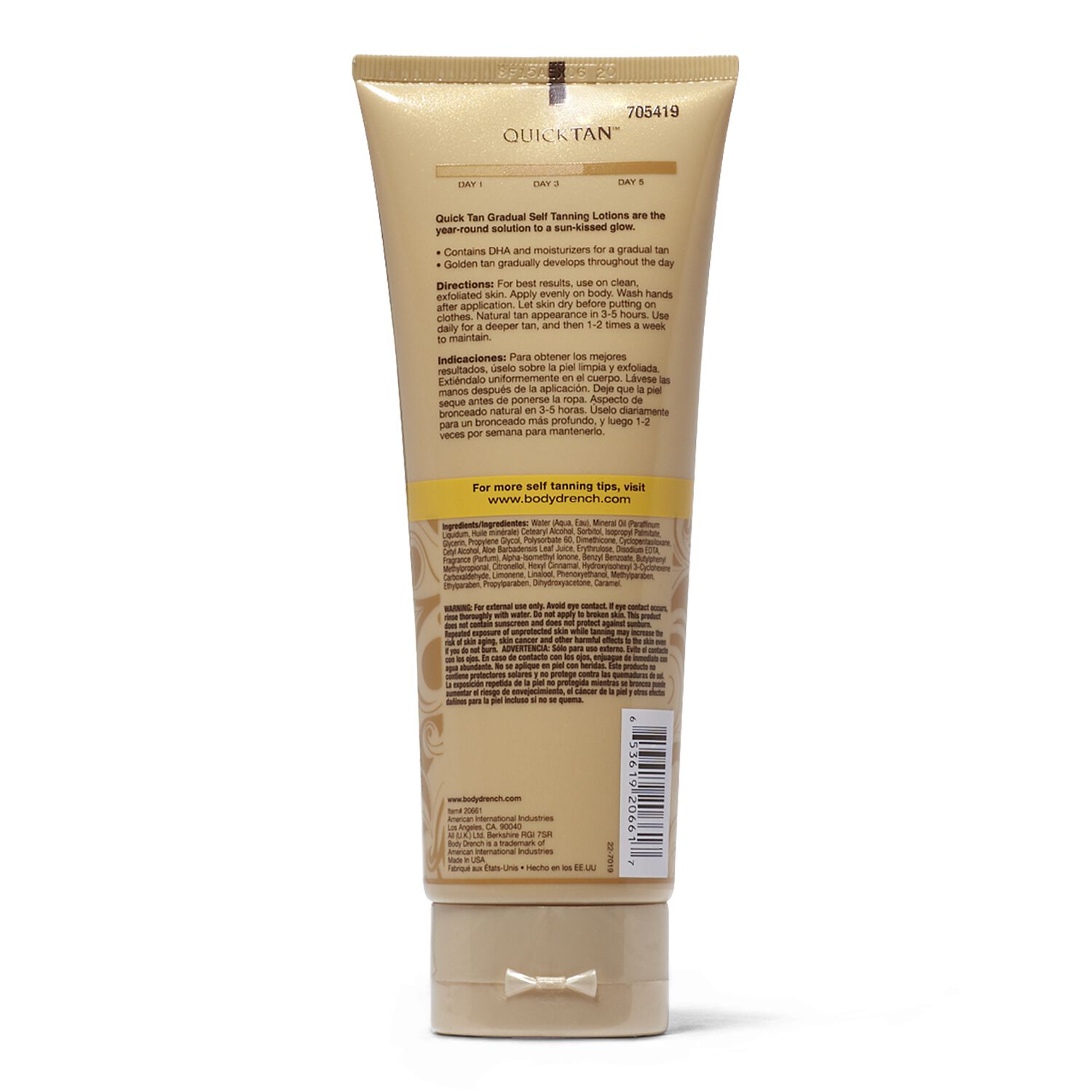 Body Drench Quick Tan Gradual Self Tanning Lotion