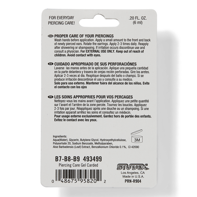 Studex After Piercing Gel Care