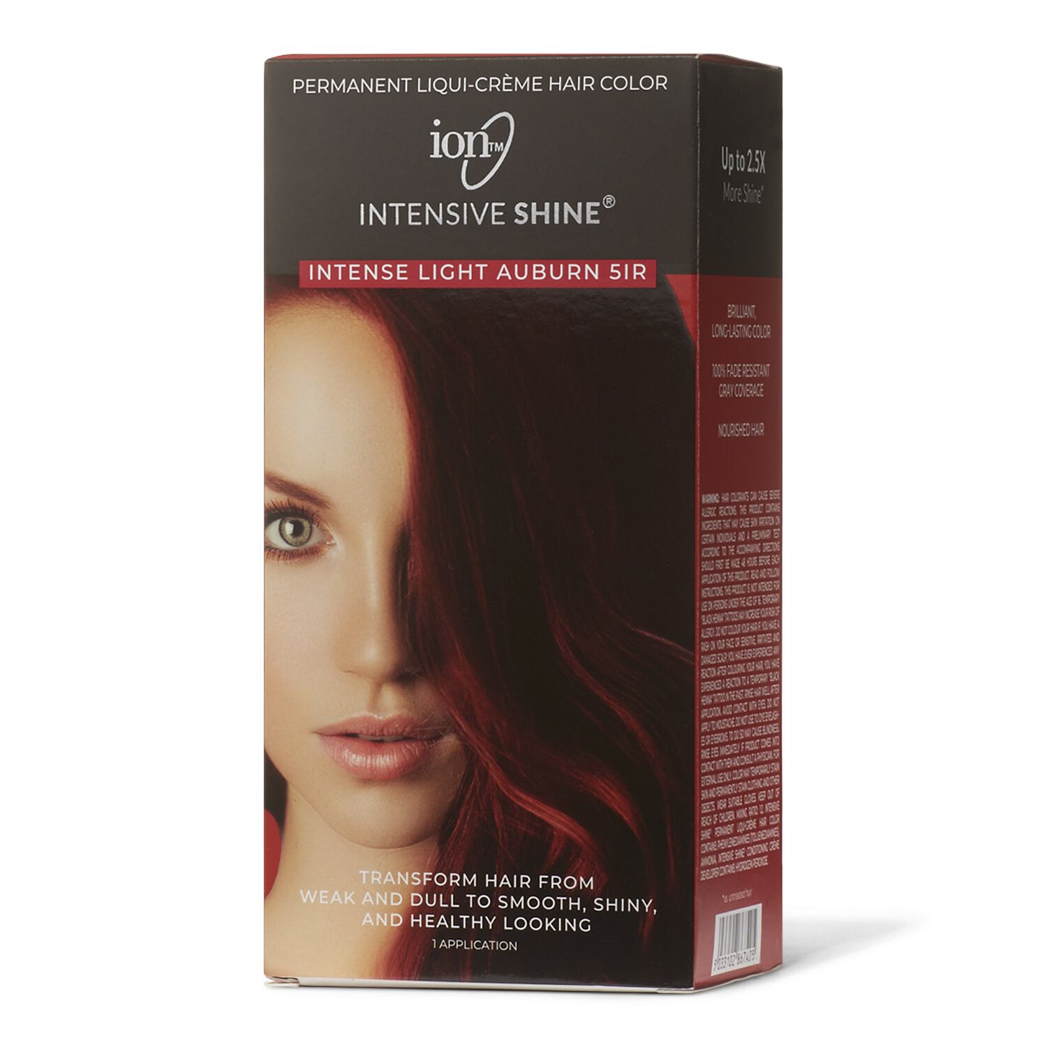 ion Intensive Shine Hair Color Kit Intense Light Auburn 5IR Hair Color Kit Sally Beauty