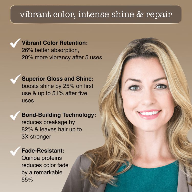 Medium Blonde Glossy Color & Gloss & Repair Semi Permanent Hair Gloss