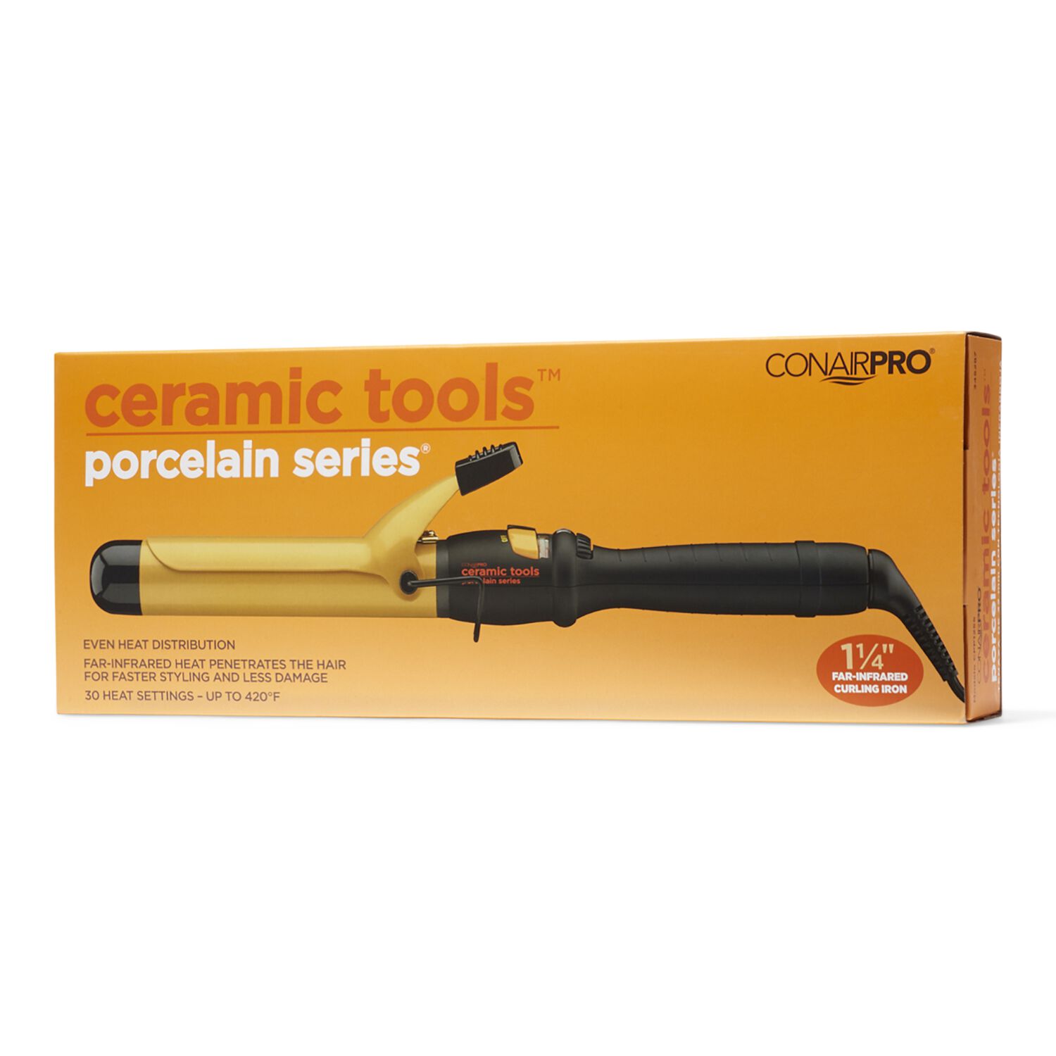 ConairPRO Ceramic Tools Porcelain Series Spring Curling Iron