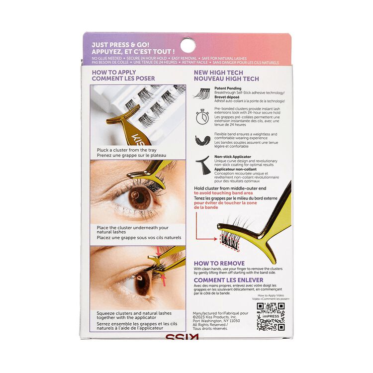 imPRESS Press-On Falsies Eyelash Clusters - Spiky Lashes
