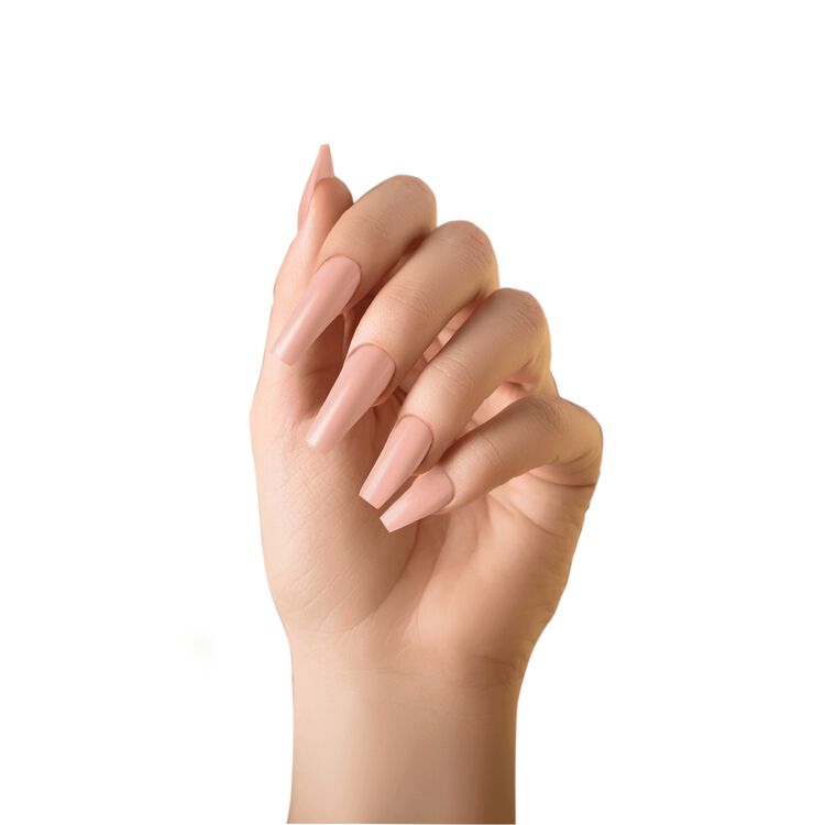 Coffin Shape Half Well Tips