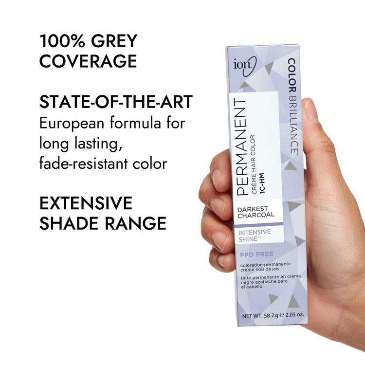 1C-HM Darkest Charcoal Permanent Creme Hair Color