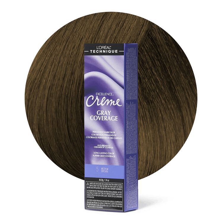 5 Medium Brown Permanent Creme Hair Color
