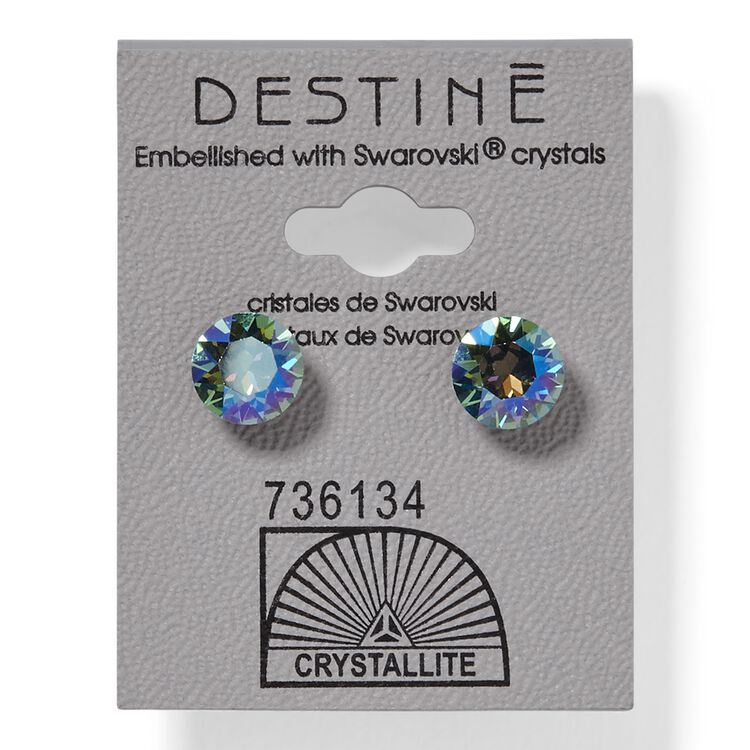 Aqua Aura Diamond Earrings