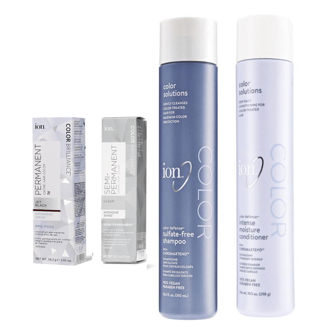 Buy 2 Ion Permanent Creme Hair Colors and Get 30% off Ion Hair Care