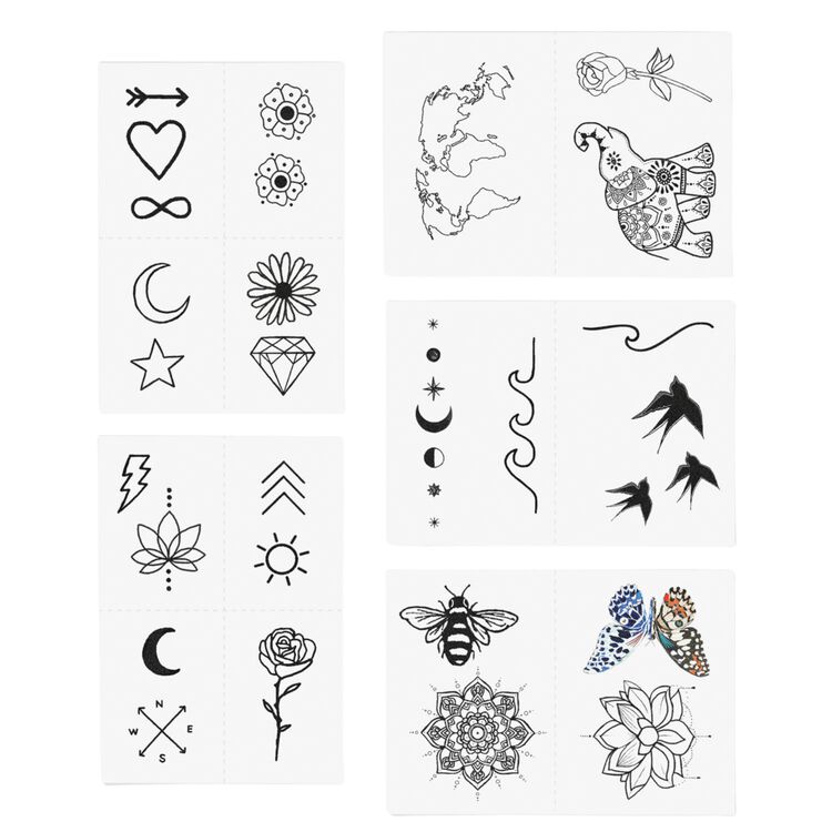 Best Sellers Temporary Tattoo Pack