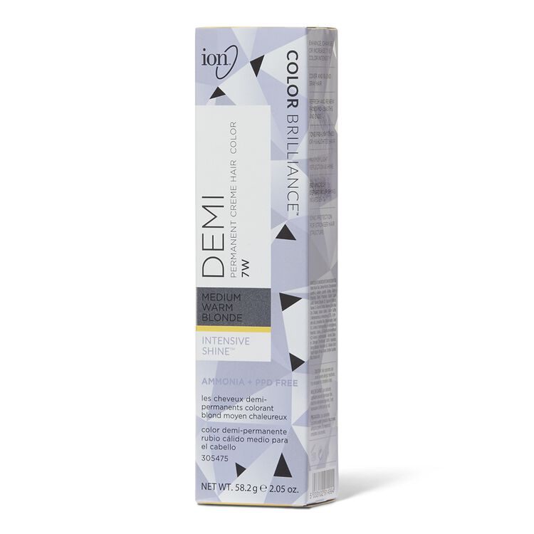 Intensive Shine 7W Medium Warm Blonde Demi Permanent Creme Hair Color