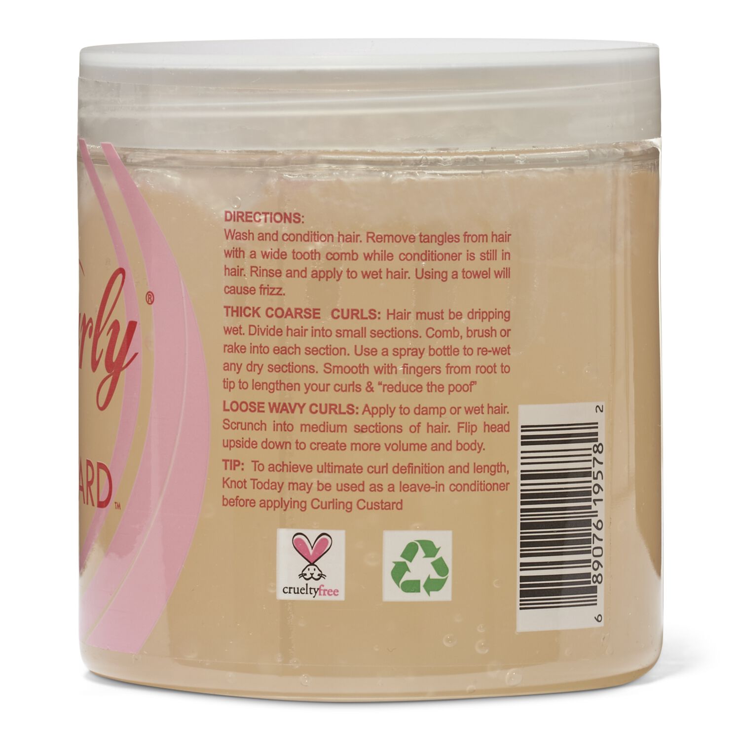 KinkyCurly Curl Custard Gel Textured Hair Sally Beauty