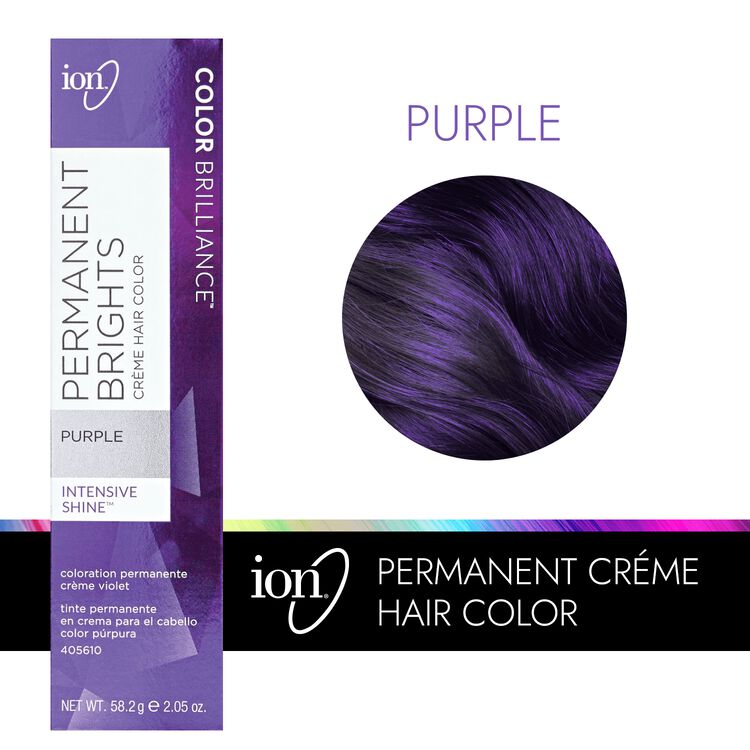 ion Color Brilliance Permanent Brights Creme Hair Color Purple