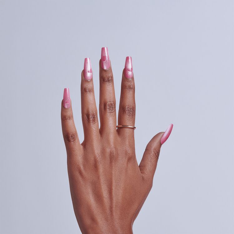 Glam Embellished Press On Nails - Pink Sugar