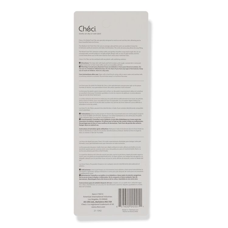 Medium Nickel Foot & Callus File