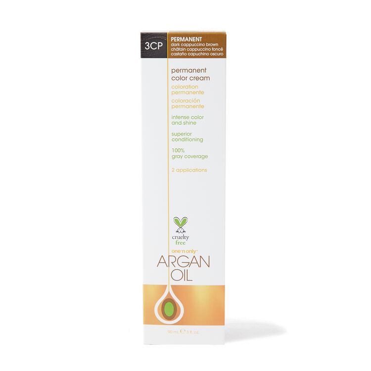 Argan Oil Permanent Color Cream 3CP Dark Cappuccino Brown