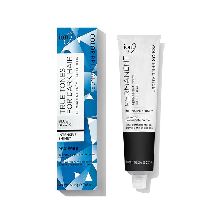 True Tones for Dark Hair Permanent Crème Hair Color Blue Black
