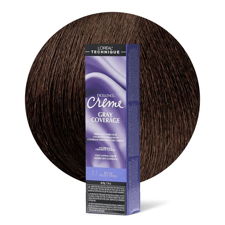 5.3 Medium Golden Brown Permanent Creme Hair Color