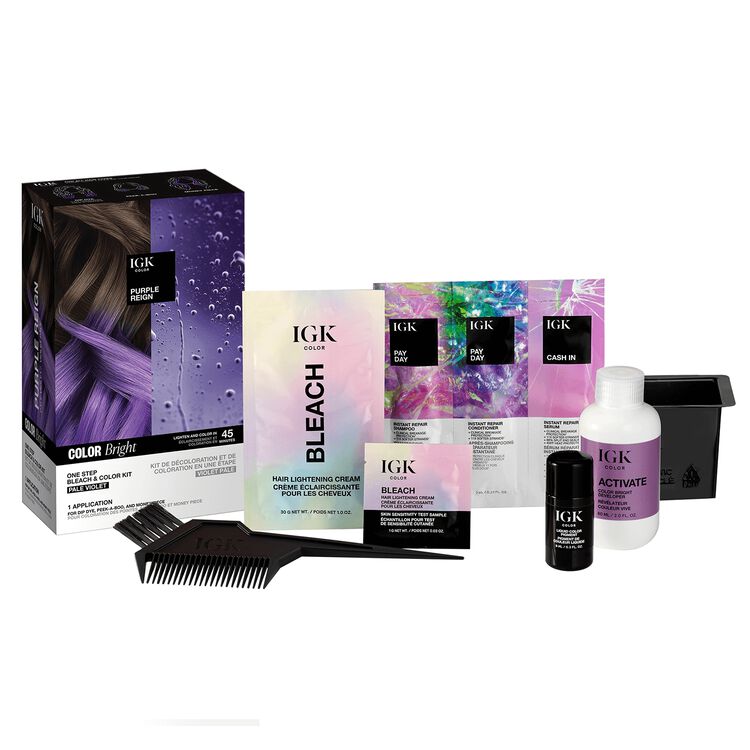 Purple Reign One Step Bleach & Color Kit