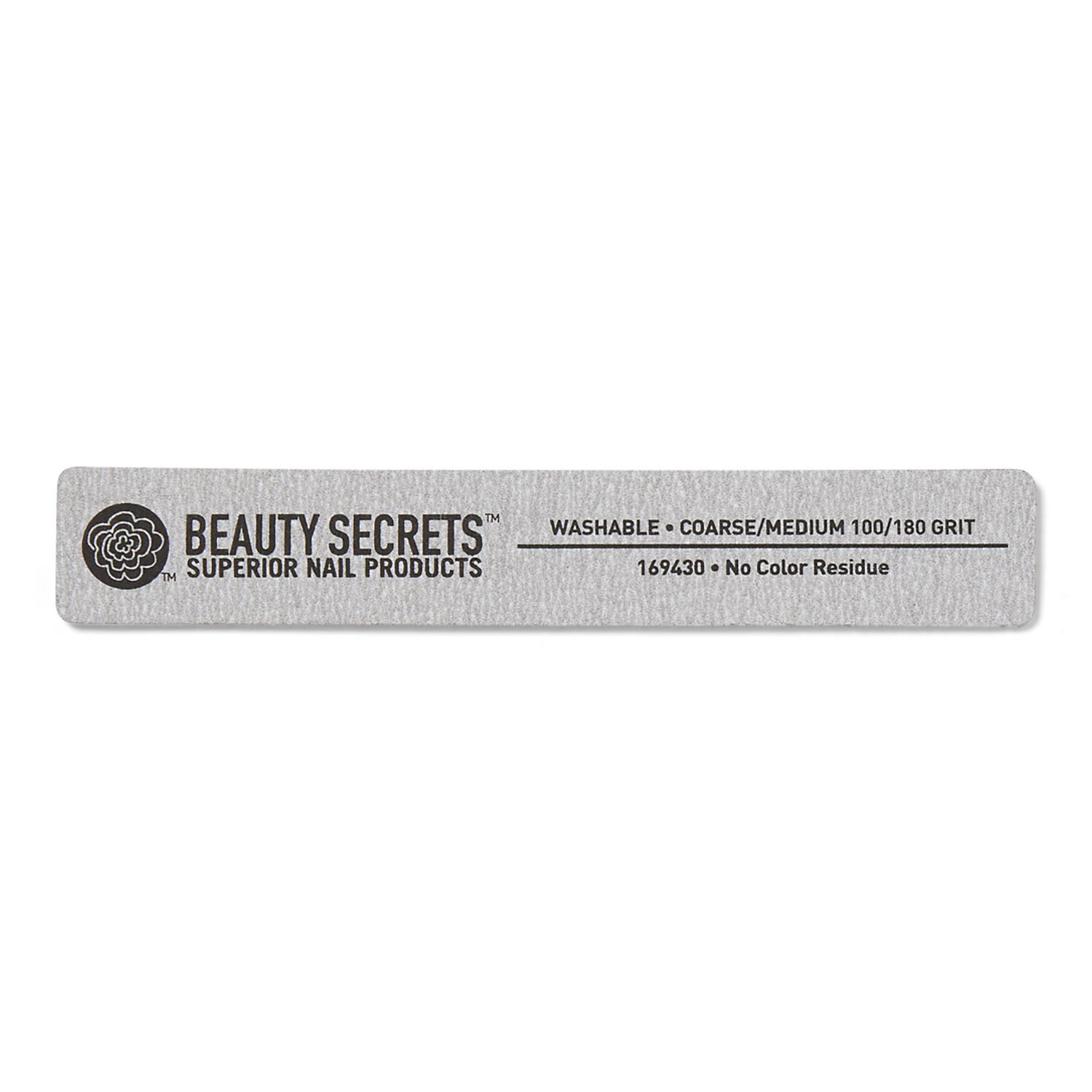 100 180 Rectangle Zebra Cushion Nail File