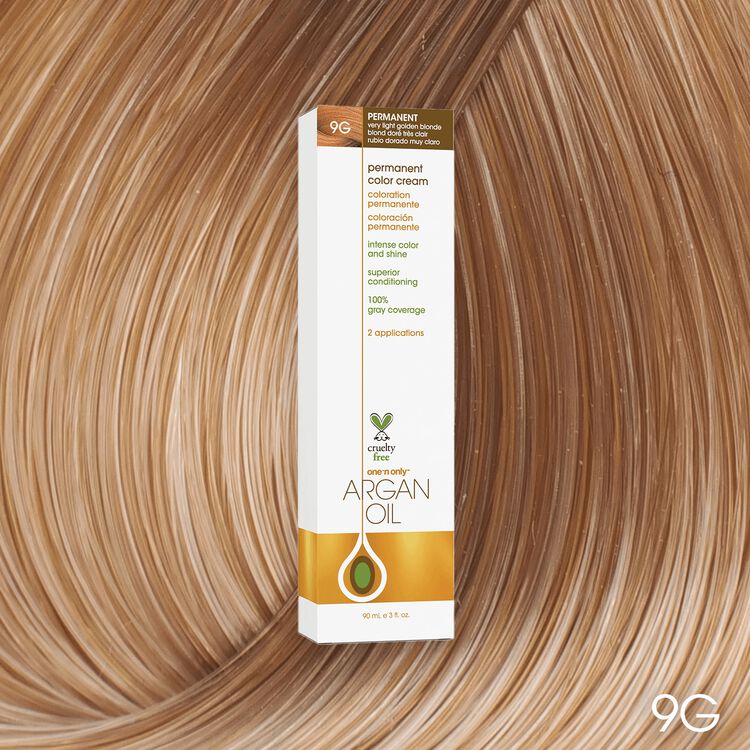 Argan Oil Permanent Color Cream 9G Very Light Golden Blonde