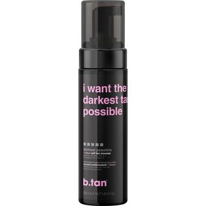 I want the darkest tan possible - self tan mousse