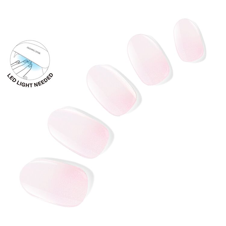 Dashing Diva Glazed Donut Rosewater Glaze SemiCured Color Gel Strips
