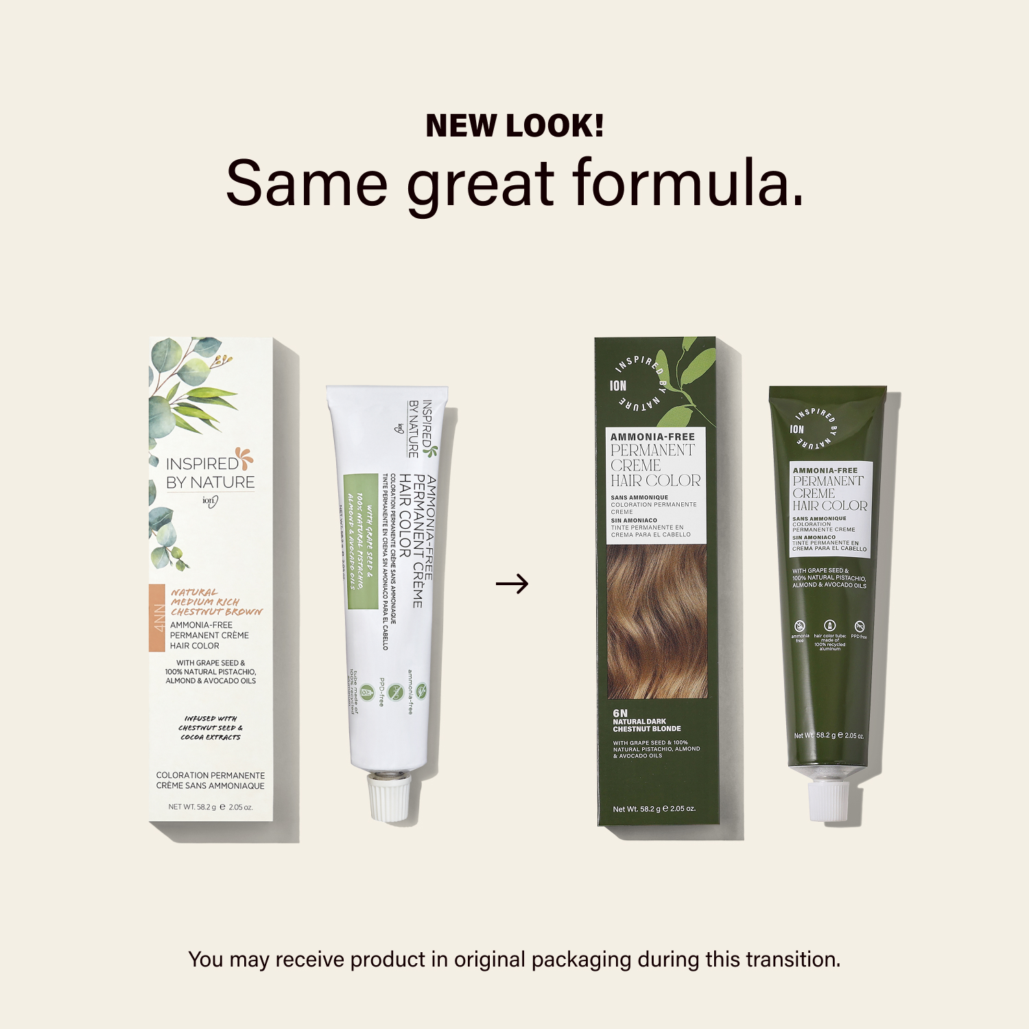 Inspired by Nature by ion Permanent Hair Color